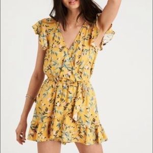 American Eagle Yellow Romper